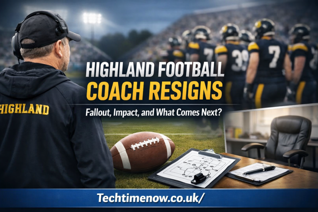 highland football coach resigns