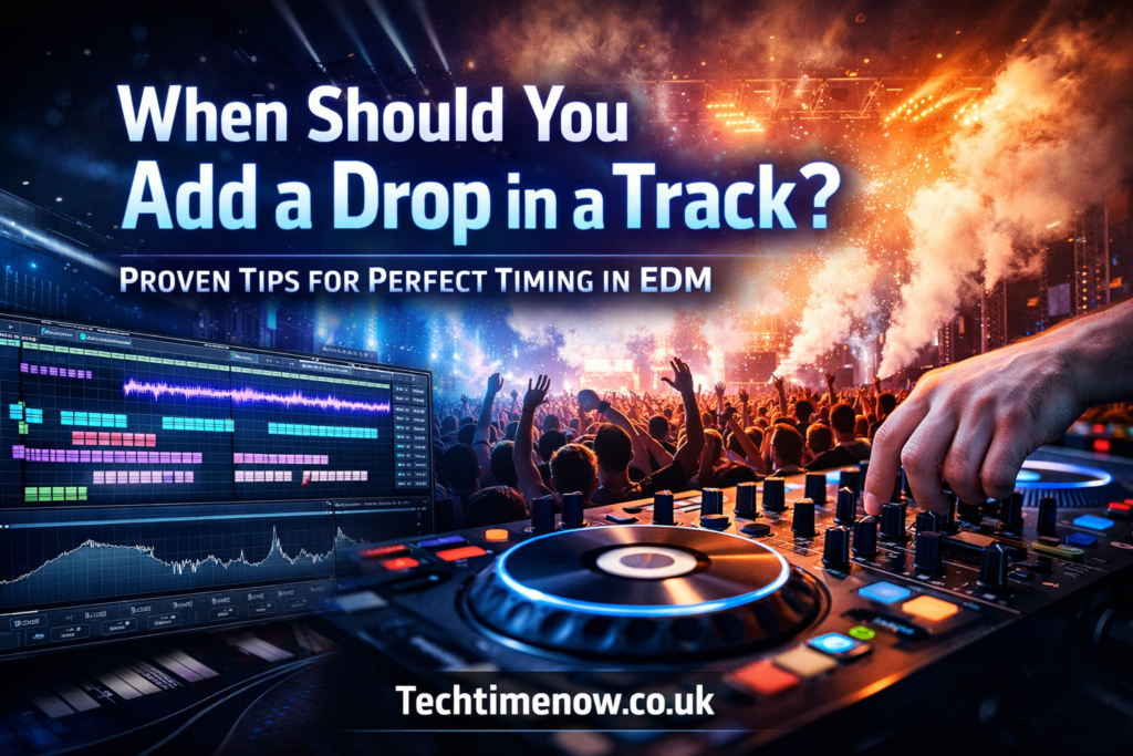 when should you add a drop in a track