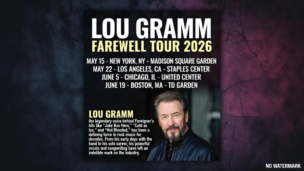 Lou Gramm Farewell Tour