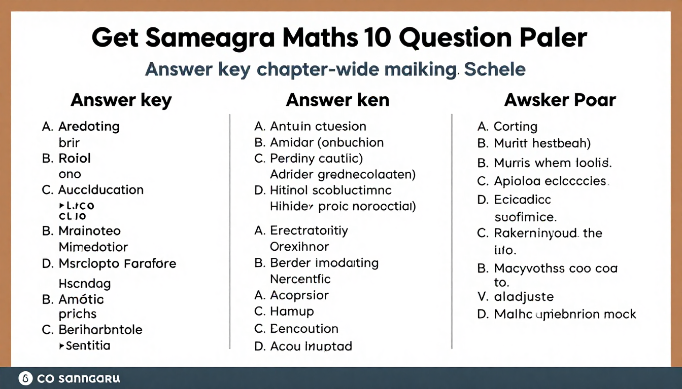 Samagra Maths 10 Question Paper