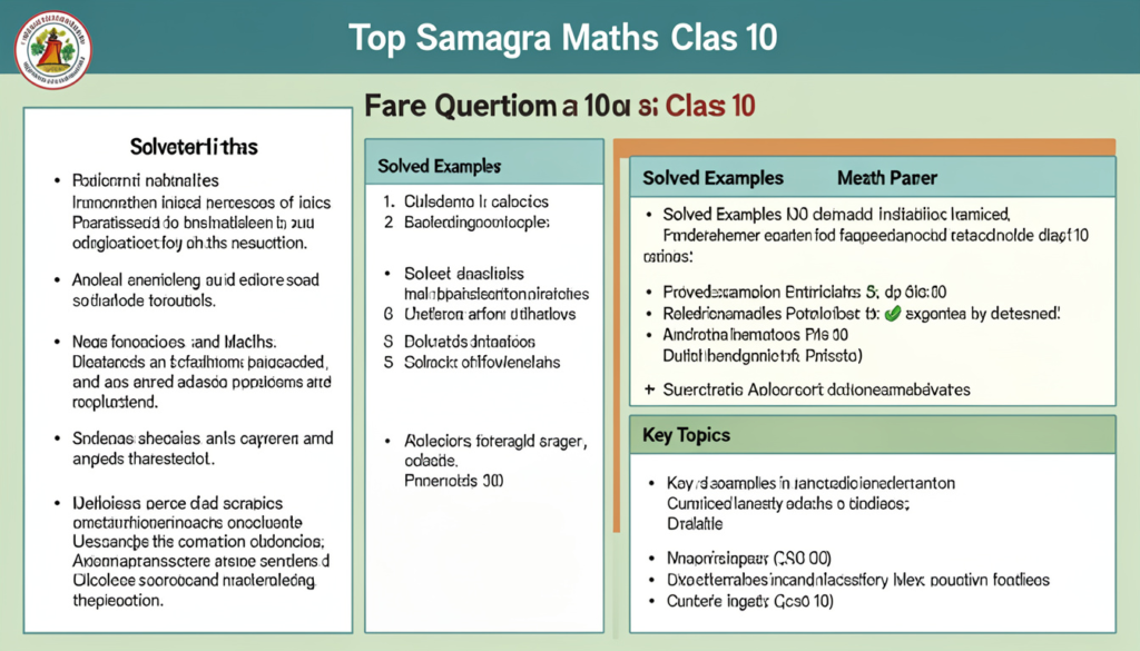 Samagra Maths 10 Question Paper