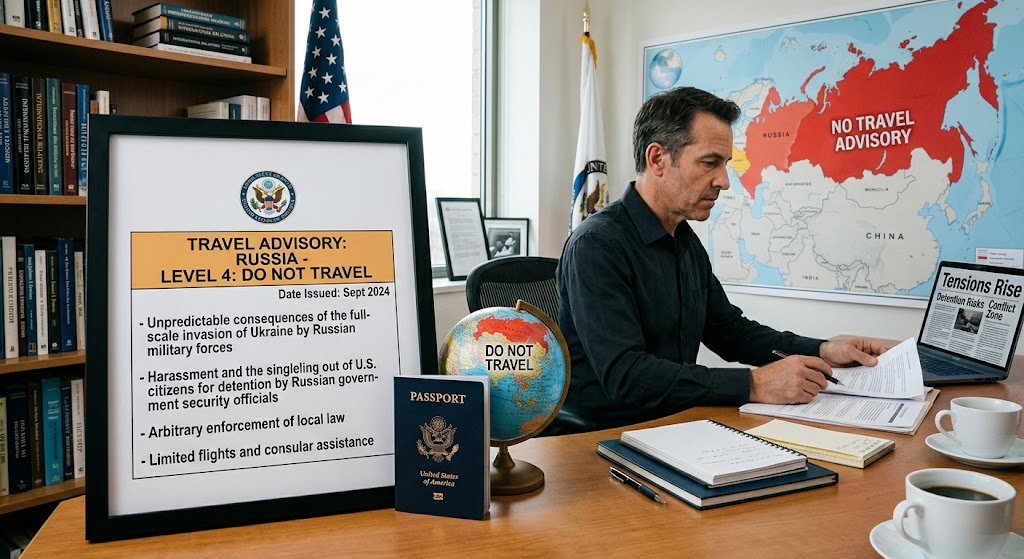 US Government Advises Citizens Against All Travel to Russia